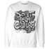 Retro High OG Black White 1s Sweatshirt Match Do It For Culture - NastyJamz
