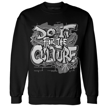 Retro High OG Black White 1s Sweatshirt Match Do It For Culture - NastyJamz
