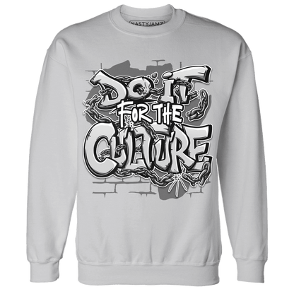 Retro High OG Black White 1s Sweatshirt Match Do It For Culture - NastyJamz