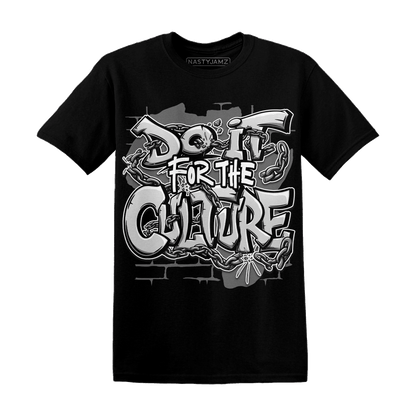 Retro High OG Black White 1s T Shirt Match Do It For Culture - NastyJamz