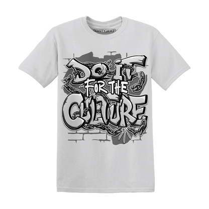 Retro High OG Black White 1s T Shirt Match Do It For Culture - NastyJamz