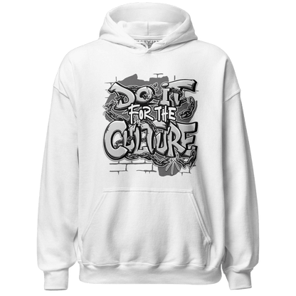 Retro High OG Black White 1s Hoodie Match Do It For Culture - NastyJamz