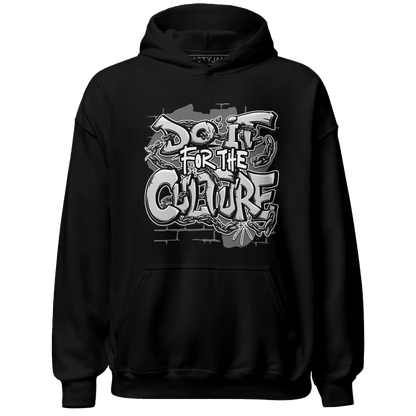 Retro High OG Black White 1s Hoodie Match Do It For Culture - NastyJamz