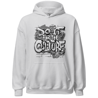 Retro High OG Black White 1s Hoodie Match Do It For Culture - NastyJamz