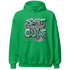 Green Glow 3s Hoodie Match Do It For Culture - NastyJamz