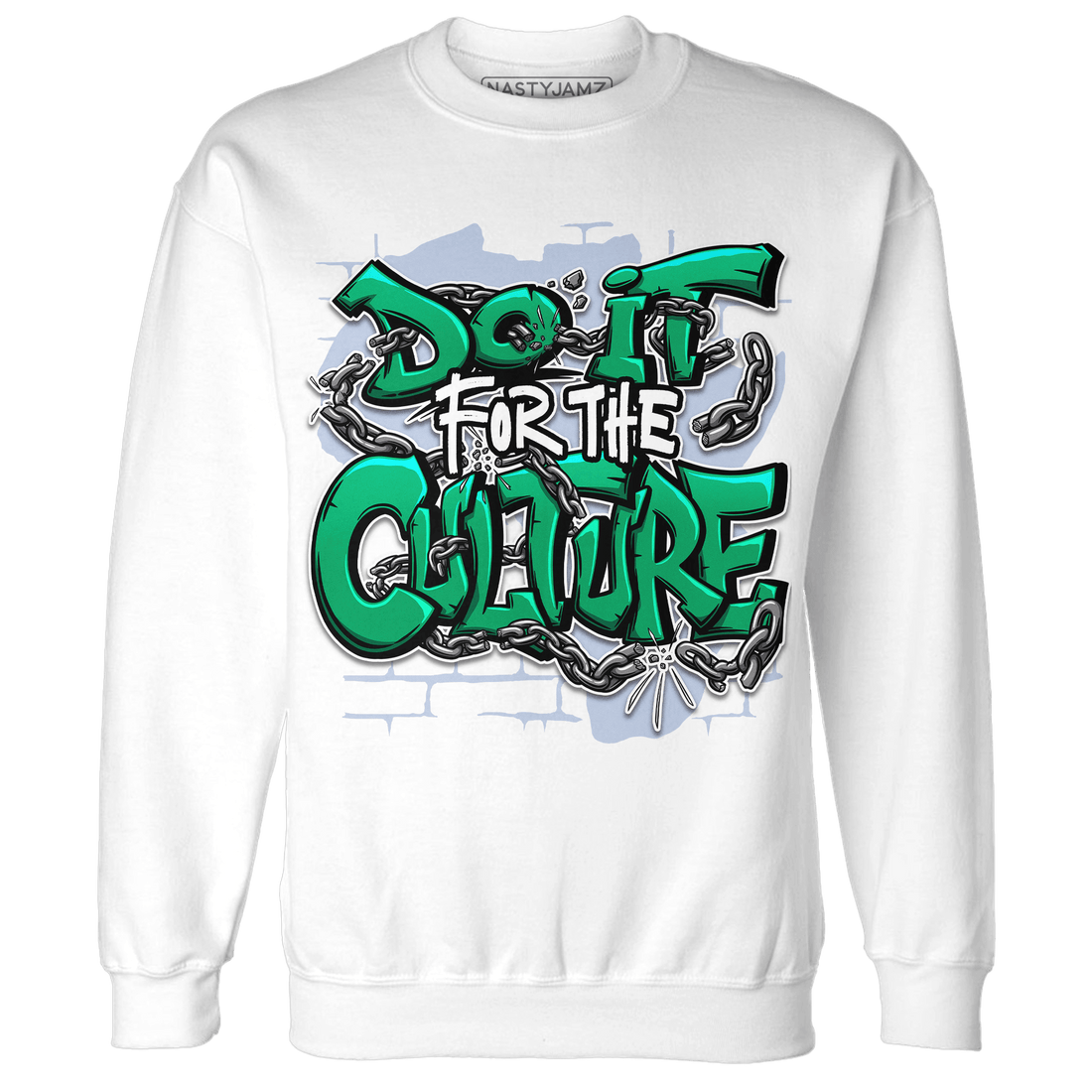 Lucky Green 5s Sweatshirt Match Do It For Culture - NastyJamz