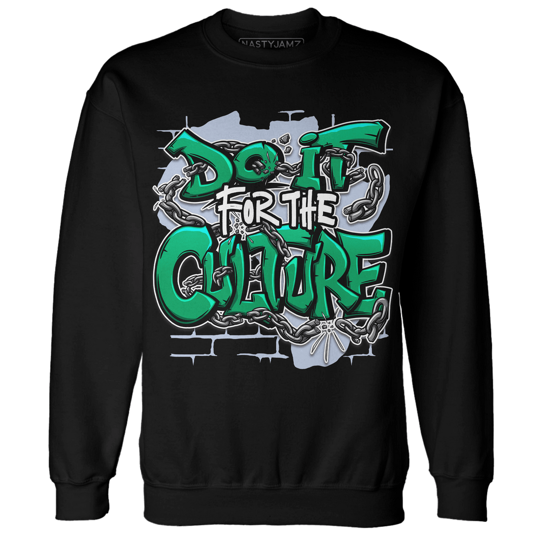 Lucky Green 5s Sweatshirt Match Do It For Culture - NastyJamz