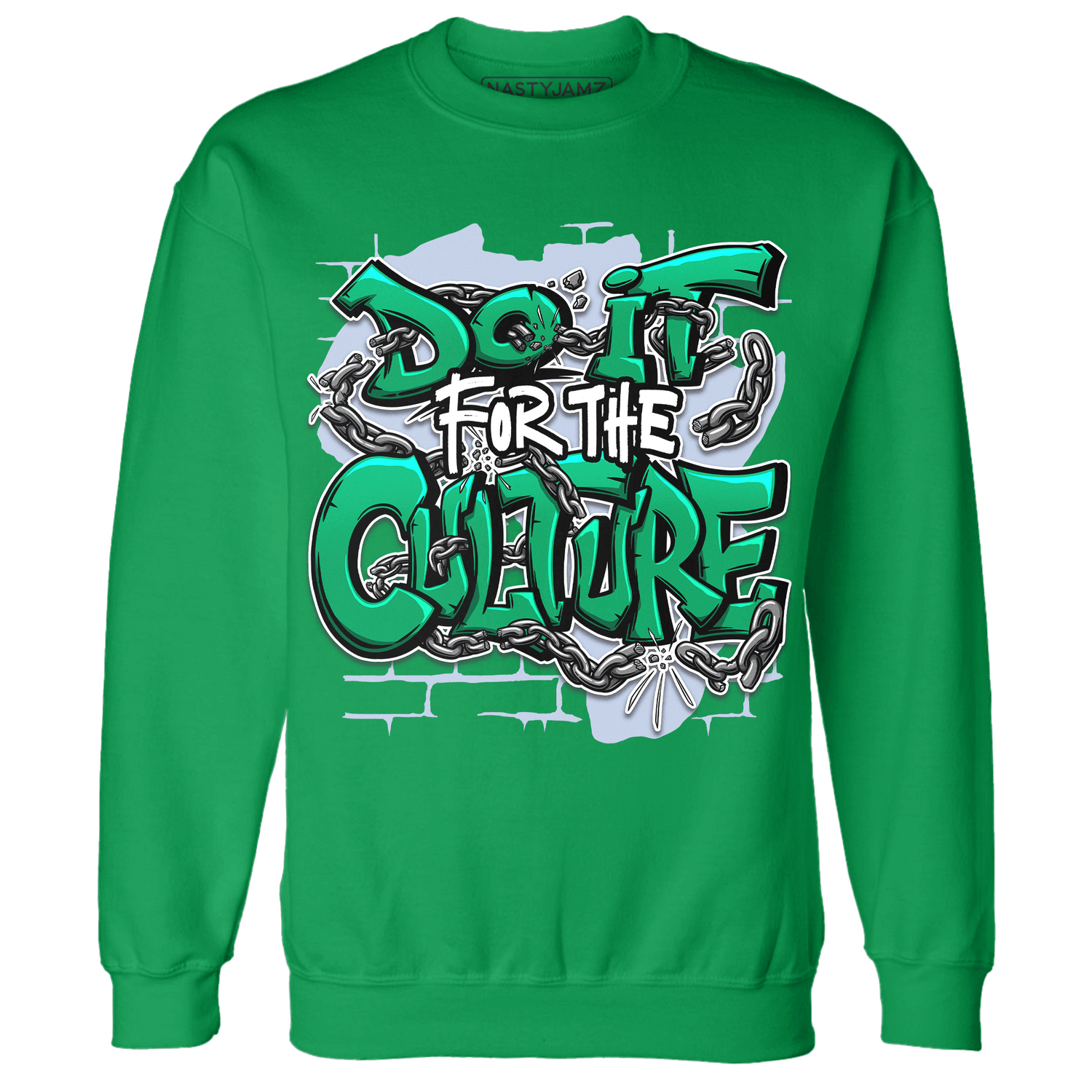 Lucky Green 5s Sweatshirt Match Do It For Culture - NastyJamz