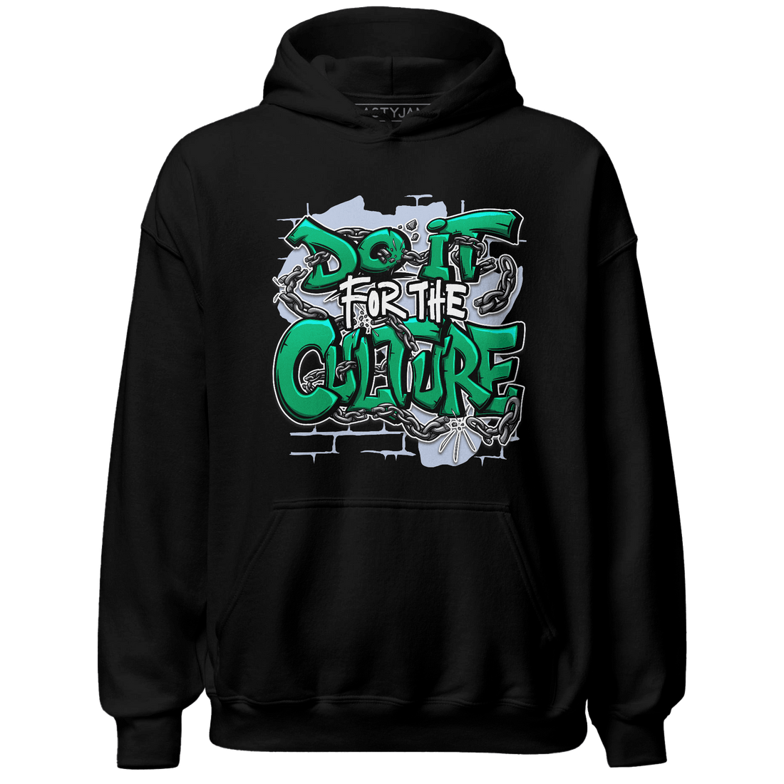Lucky Green 5s Hoodie Match Do It For Culture - NastyJamz