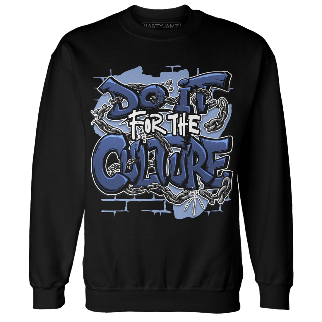 Midnight Navy 5s Sweatshirt Match Do It For Culture - NastyJamz