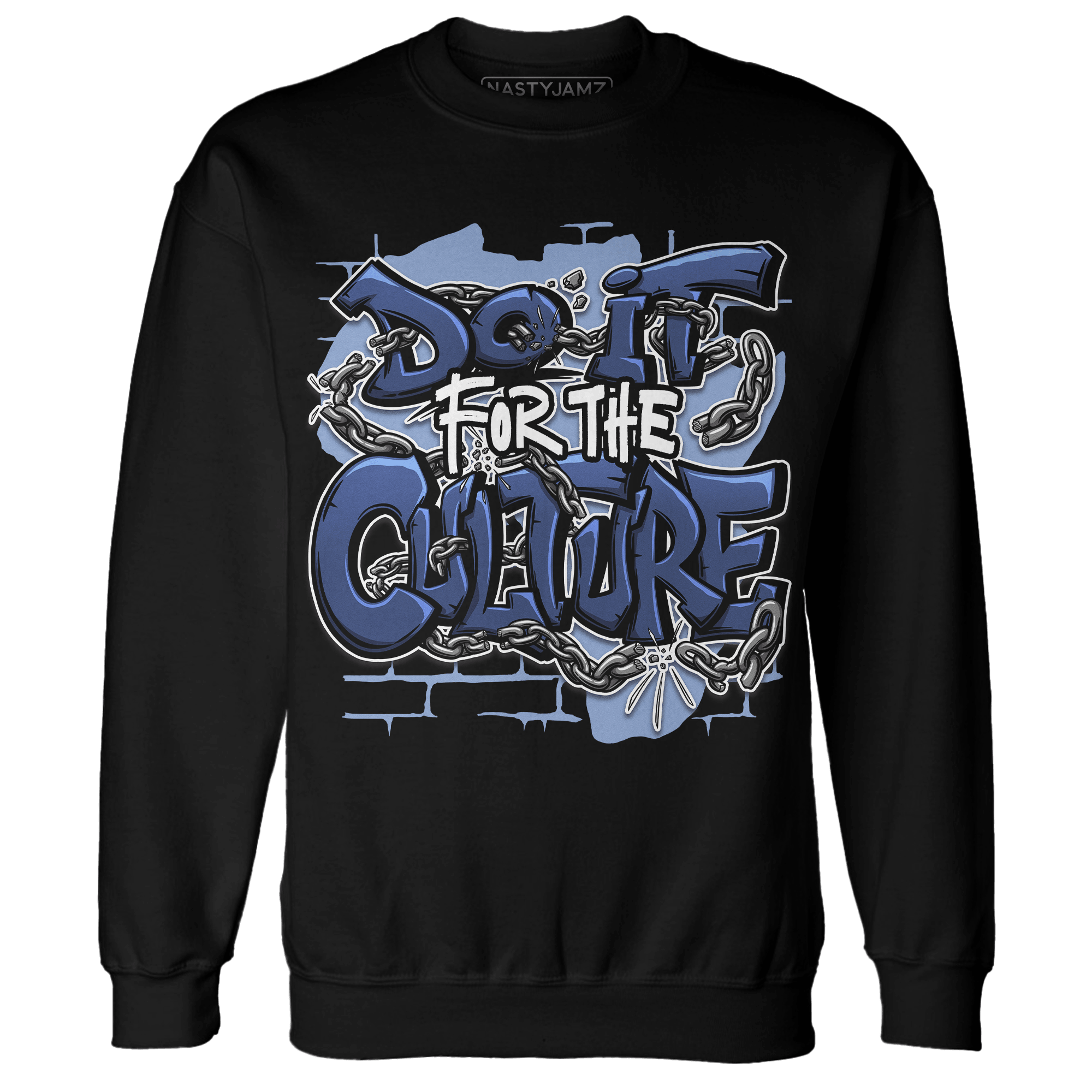 Midnight Navy 5s Sweatshirt Match Do It For Culture - NastyJamz