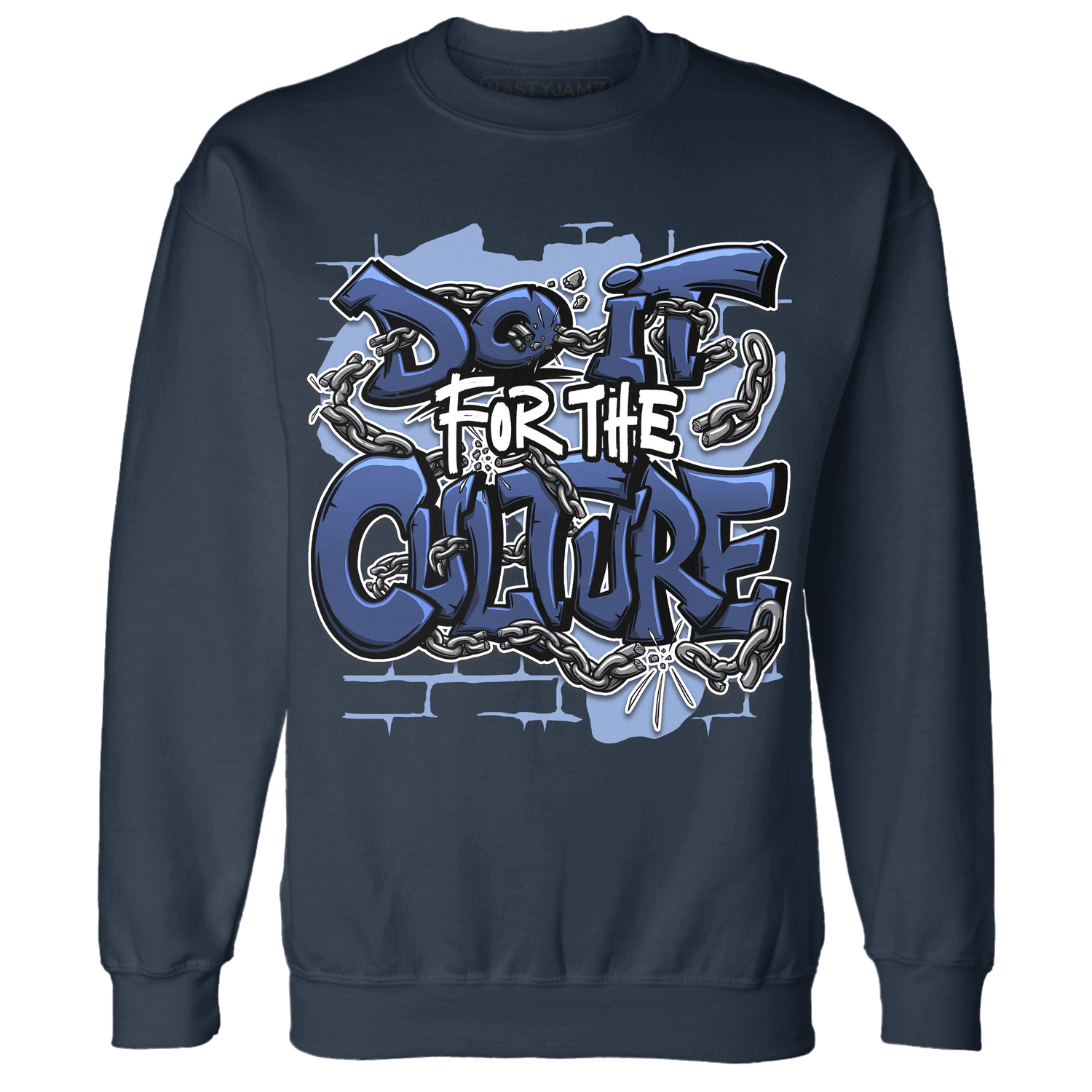 Midnight Navy 5s Sweatshirt Match Do It For Culture - NastyJamz