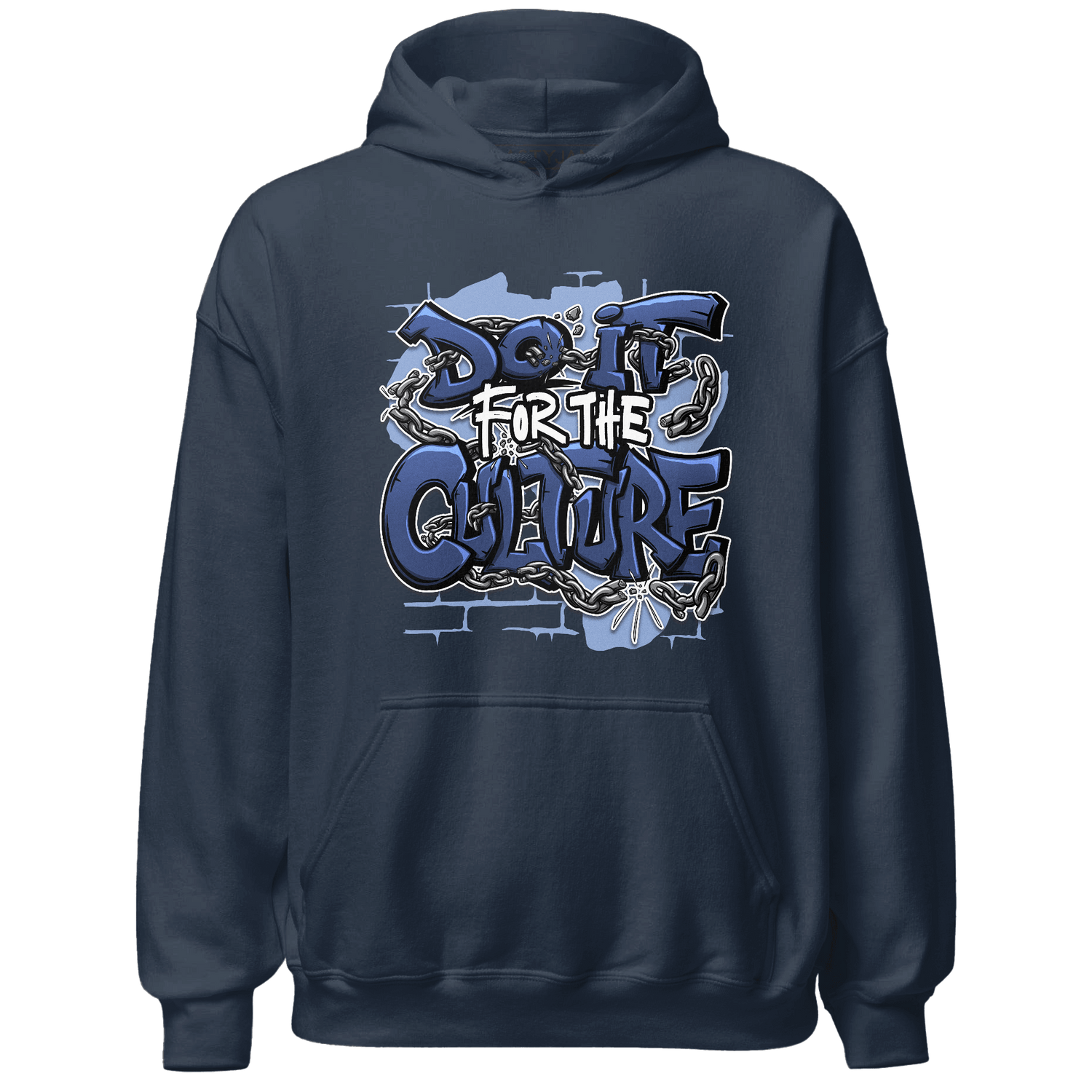 Midnight Navy 5s Hoodie Match Do It For Culture - NastyJamz