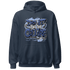 Midnight Navy 5s Hoodie Match Do It For Culture - NastyJamz
