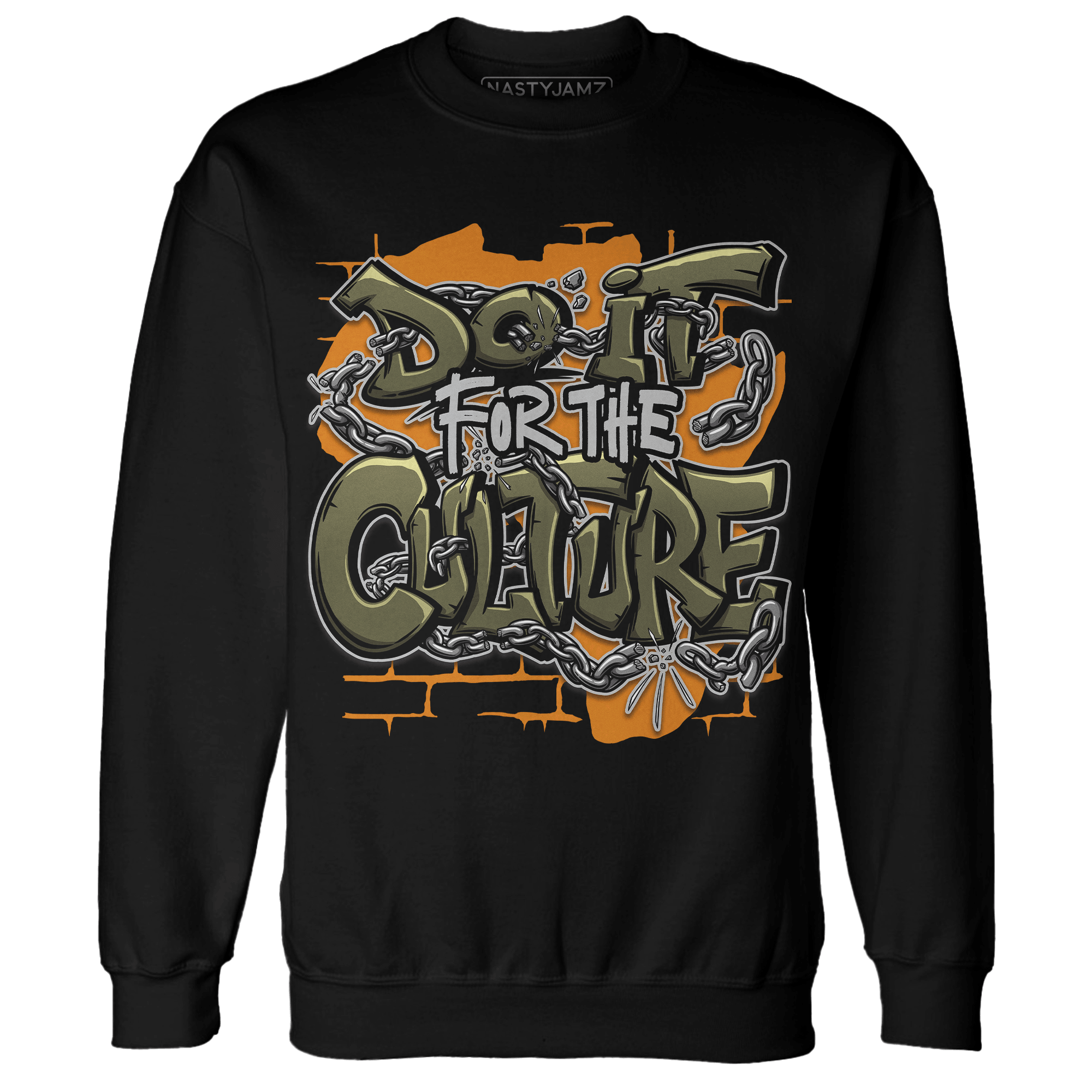 Olive 5s Sweatshirt Match Do It For Culture - NastyJamz