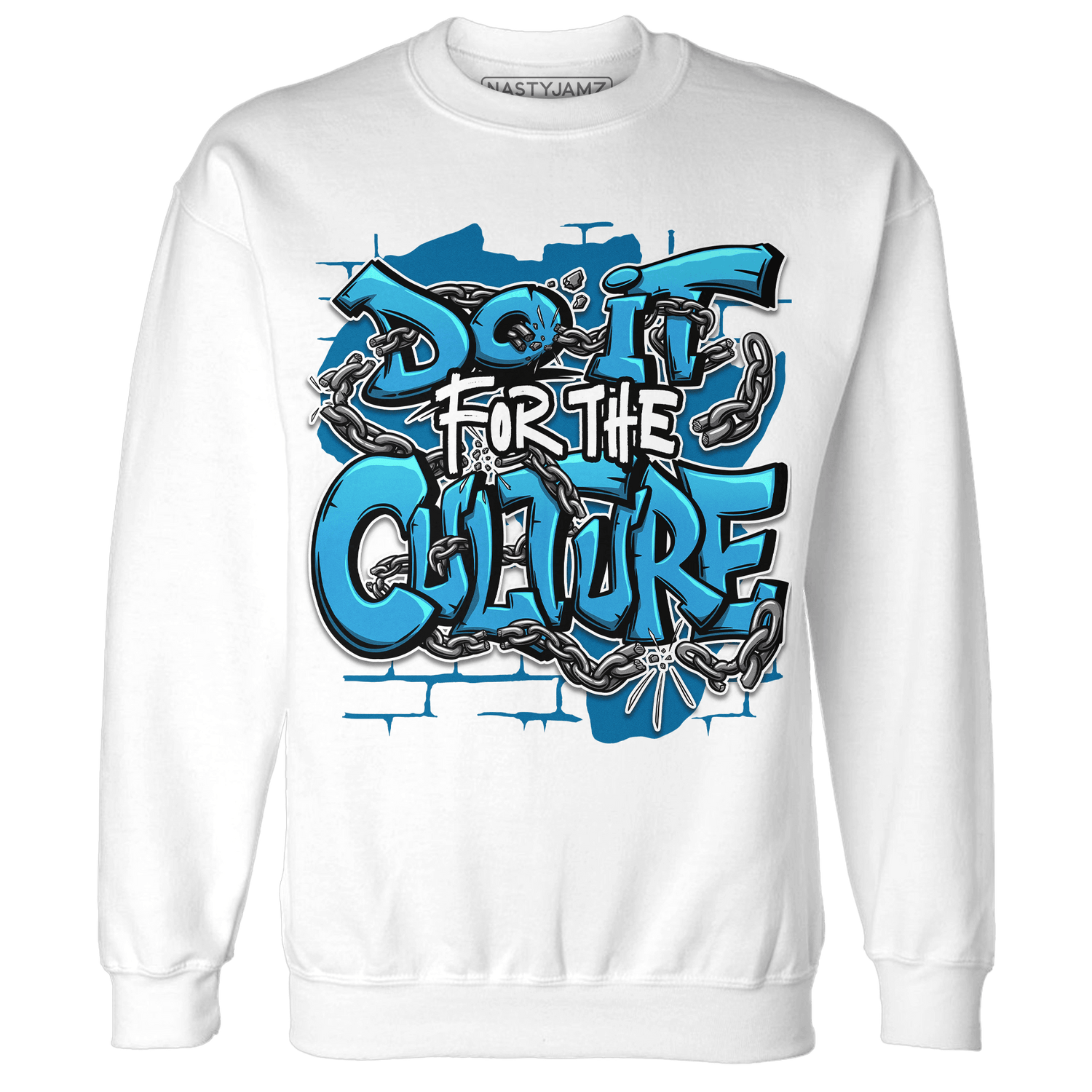 Powder Blue 9s Sweatshirt Match Do It For Culture - NastyJamz