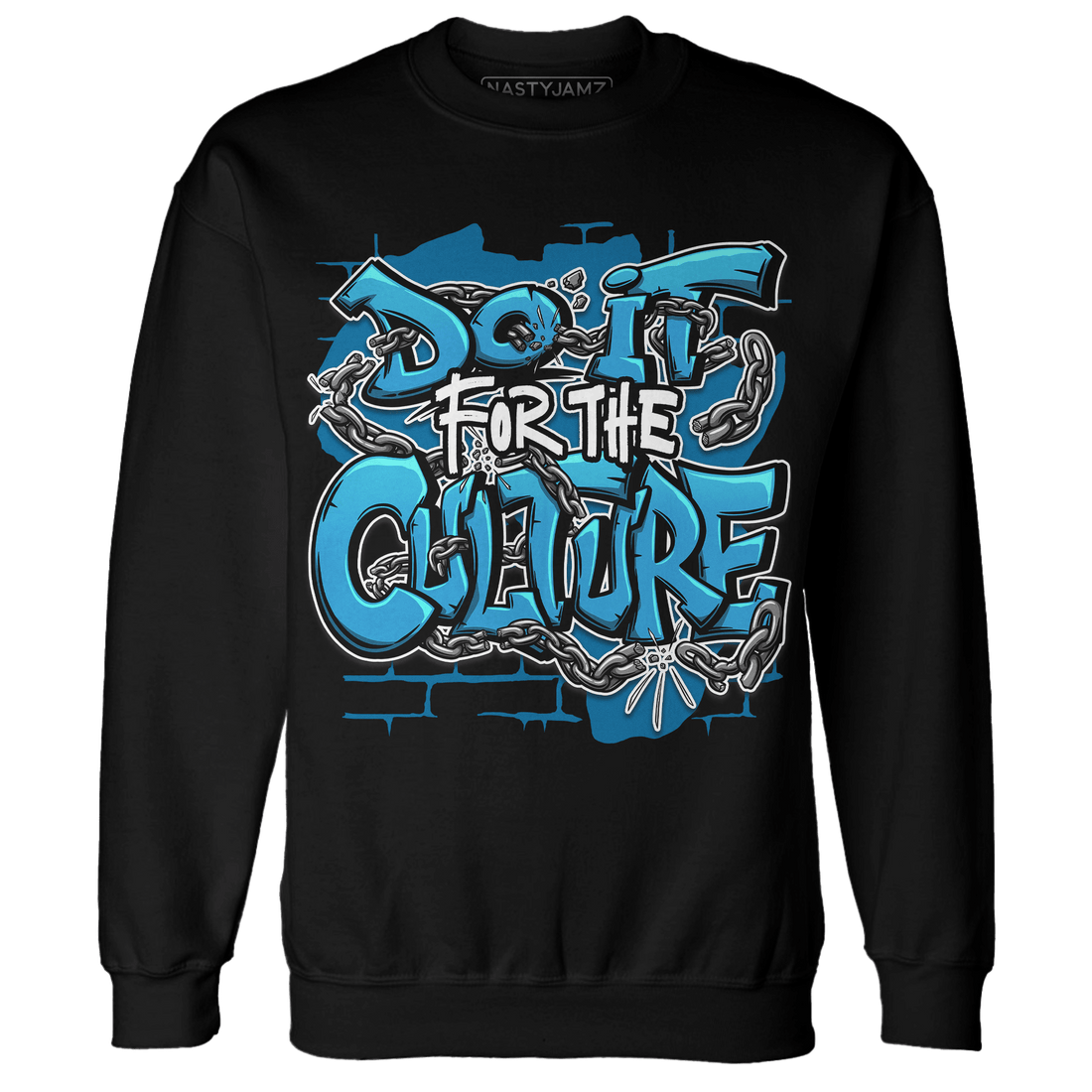 Powder Blue 9s Sweatshirt Match Do It For Culture - NastyJamz