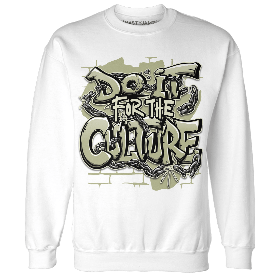 Yeezy Slide Resin Sweatshirt Match Do It For Culture - NastyJamz