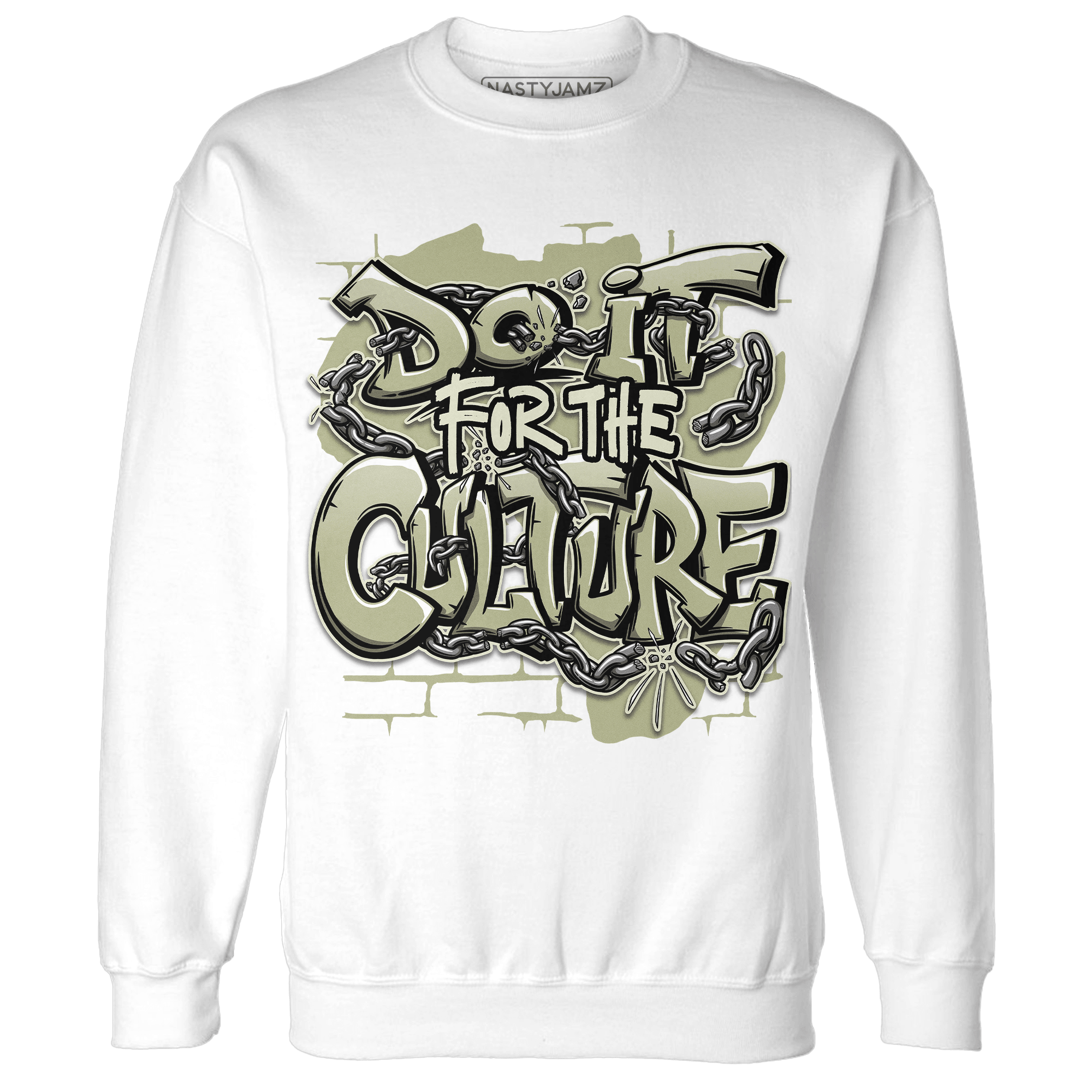 Yeezy Slide Resin Sweatshirt Match Do It For Culture - NastyJamz