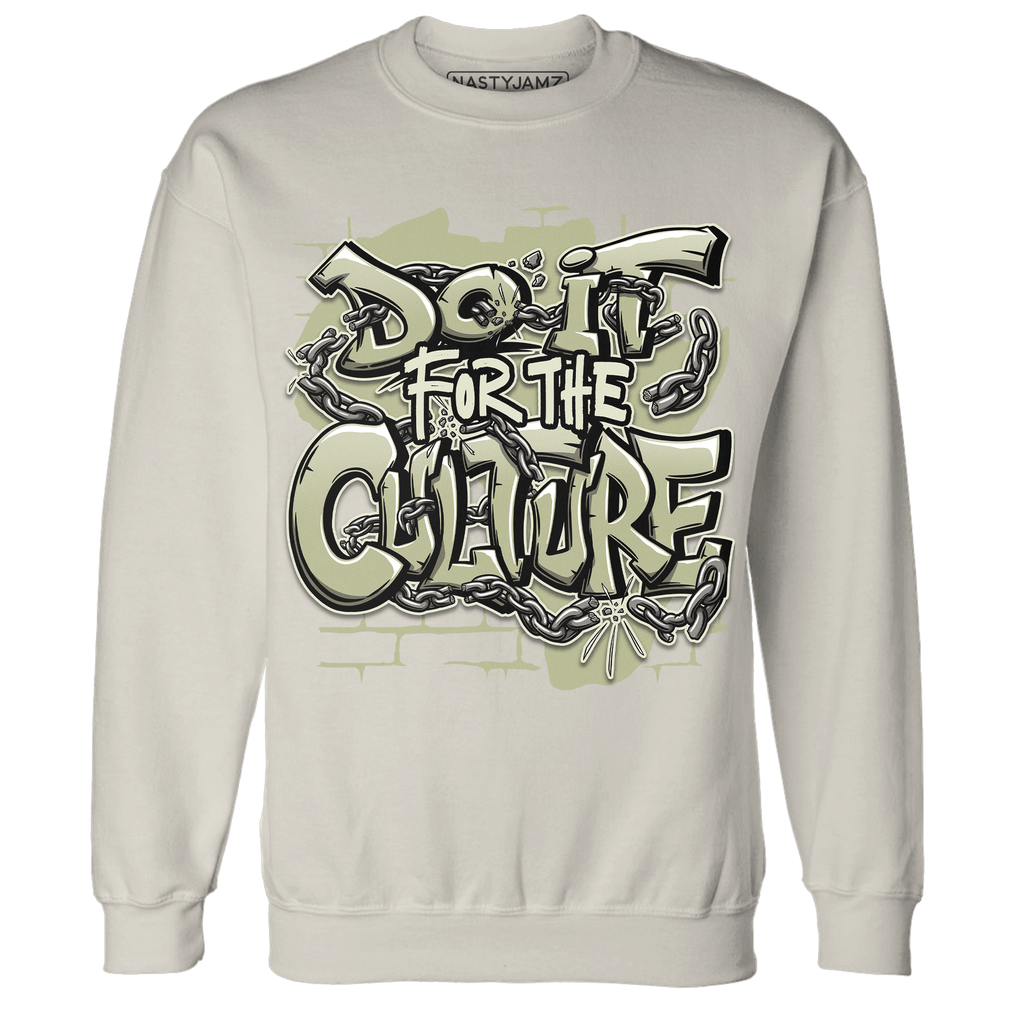 Yeezy Slide Resin Sweatshirt Match Do It For Culture - NastyJamz