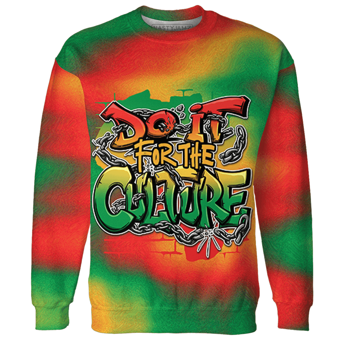 Do It For Culture 3D All-Over Print Sweatshirt - NastyJamz