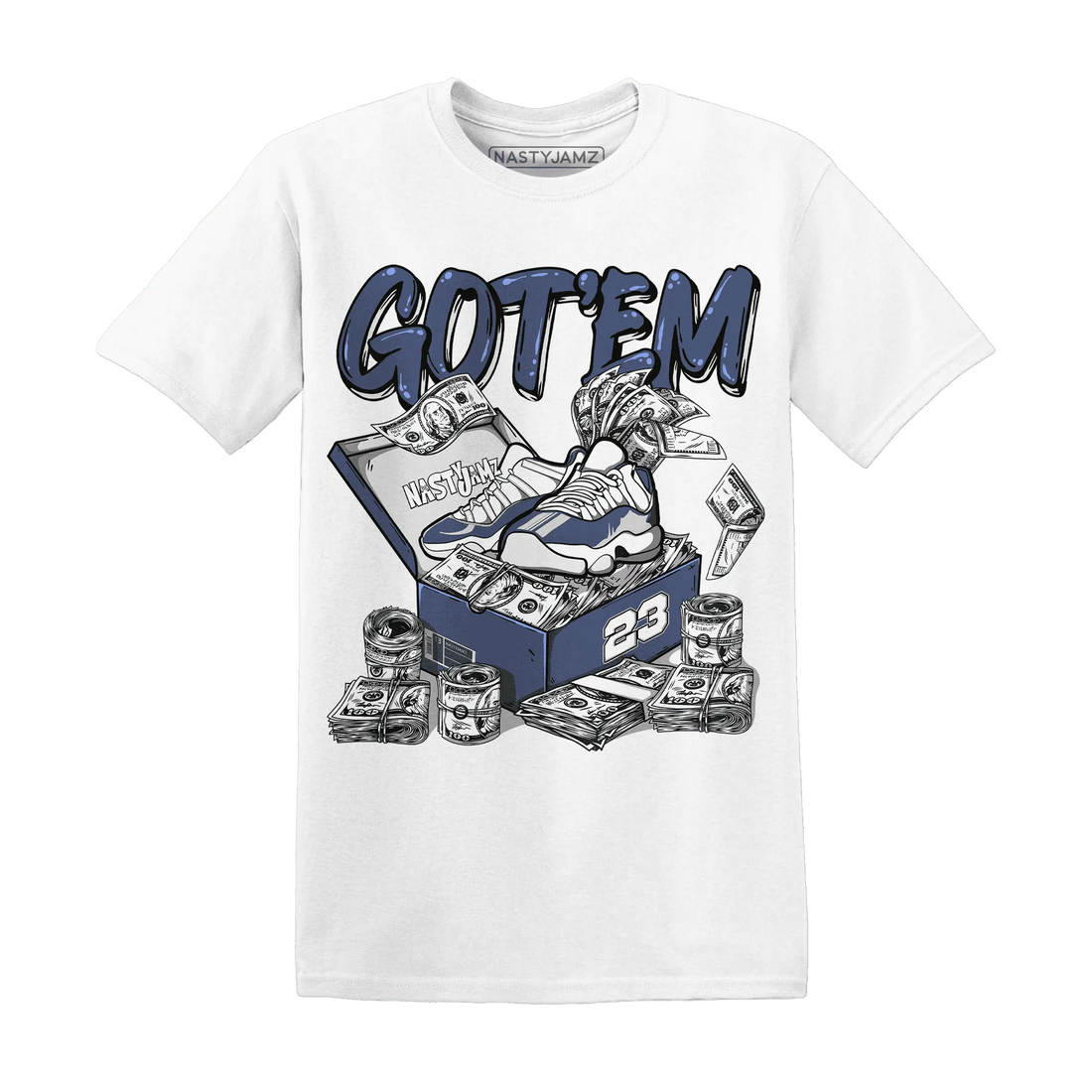 Low-Diffused-Blue-11s-T-Shirt-Match-Dollar-Sneaker-Box