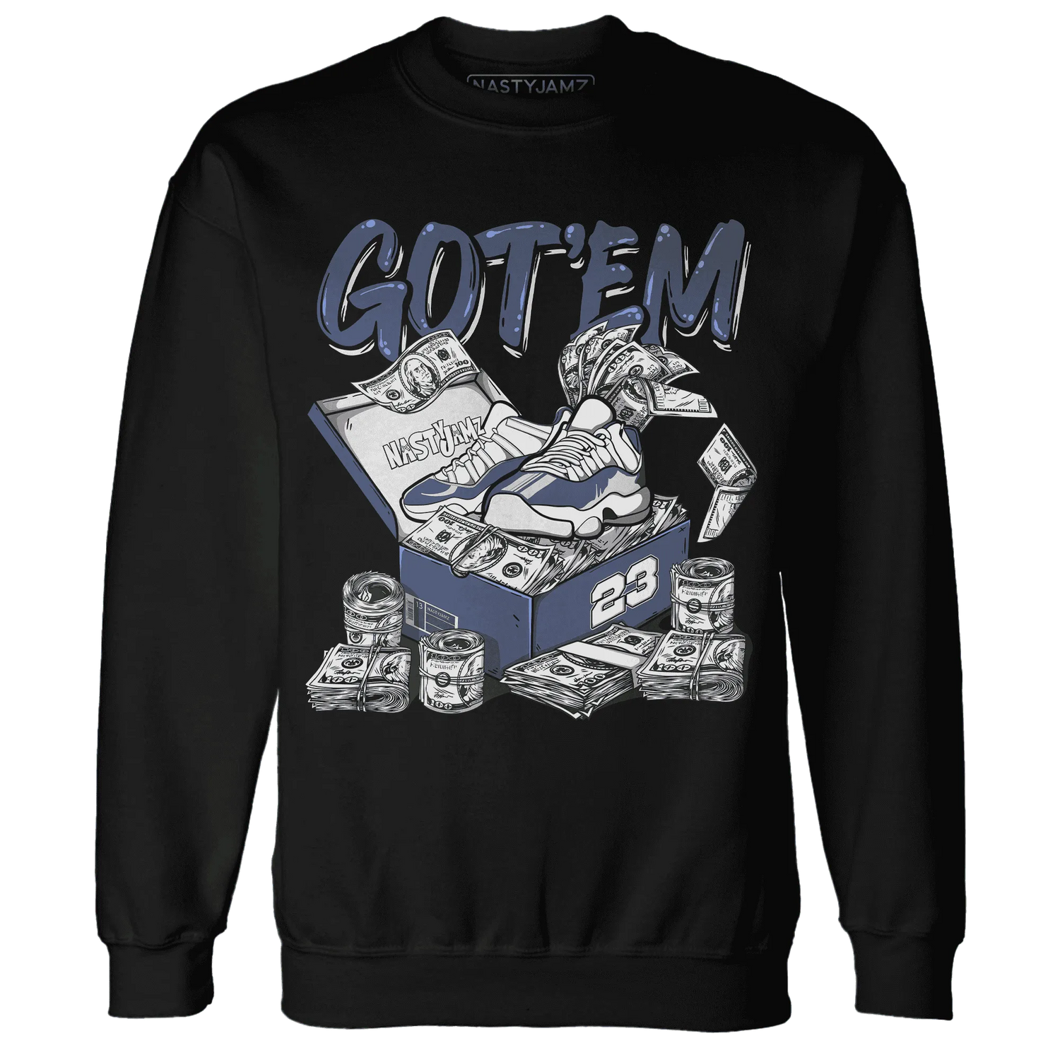 Low-Diffused-Blue-11s-Sweatshirt-Match-Dollar-Sneaker-Box