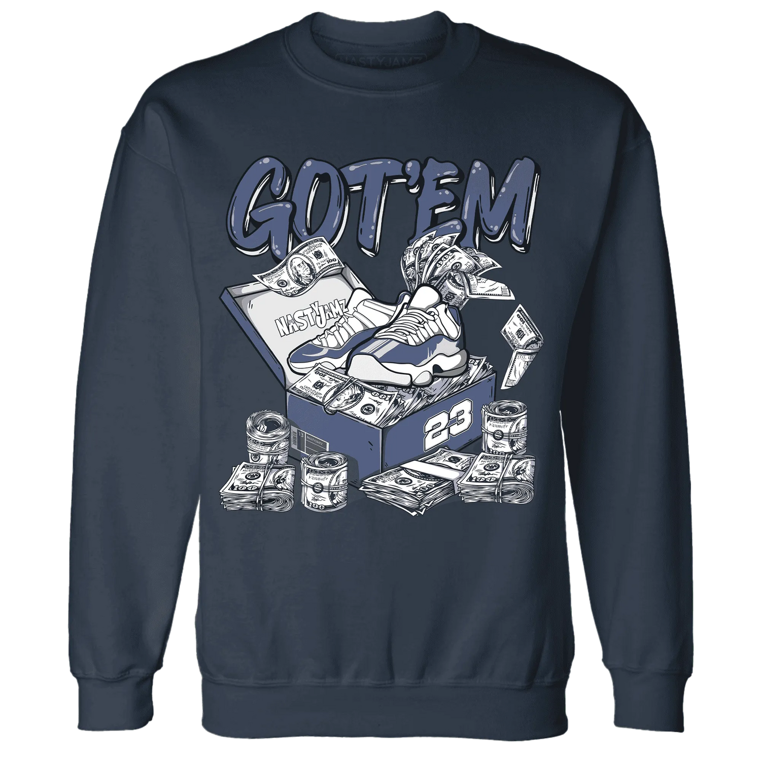 Low-Diffused-Blue-11s-Sweatshirt-Match-Dollar-Sneaker-Box