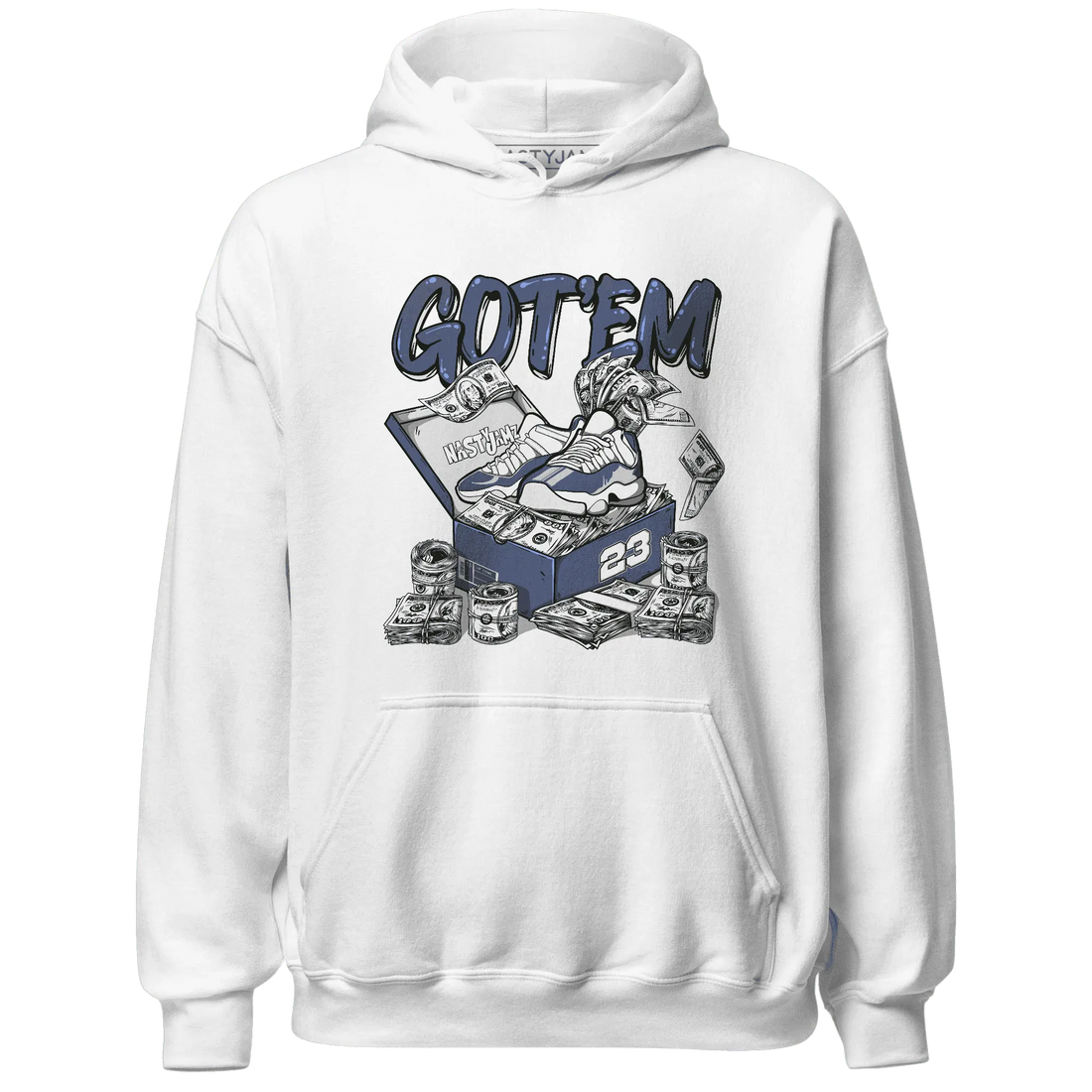 Low-Diffused-Blue-11s-Hoodie-Match-Dollar-Sneaker-Box