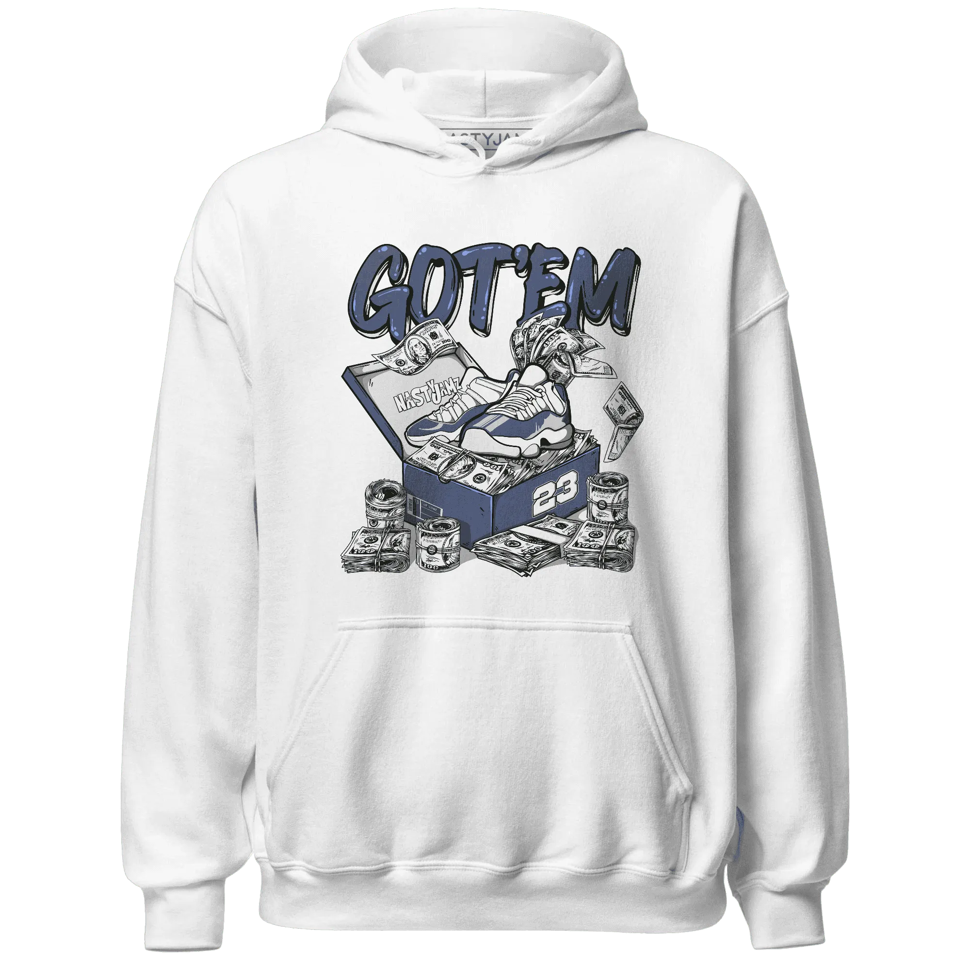 Low-Diffused-Blue-11s-Hoodie-Match-Dollar-Sneaker-Box