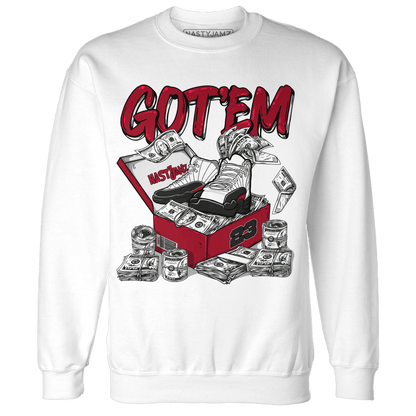 Retro Red Taxi 12s Sweatshirt Match Dollar Sneaker Box - NastyJamz