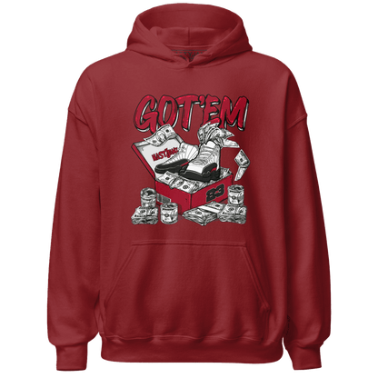 Retro Red Taxi 12s Hoodie Match Dollar Sneaker Box - NastyJamz