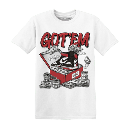 Black-Toe-Reimagined-Red-White-1s-NastyJamz-T-Shirt-Match-Dollar-Sneaker-Box