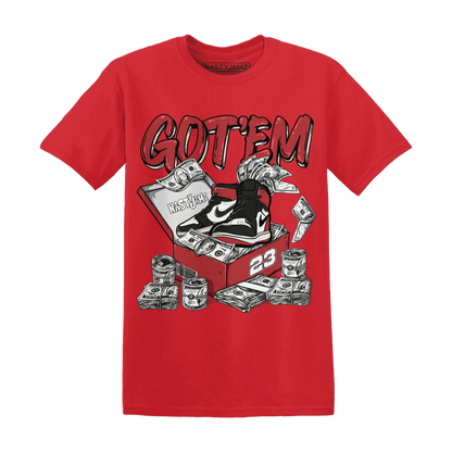 Black-Toe-Reimagined-Red-White-1s-NastyJamz-T-Shirt-Match-Dollar-Sneaker-Box