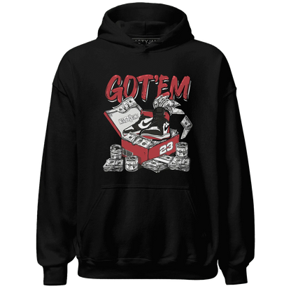 Black-Toe-Reimagined-Red-White-1s-NastyJamz-Hoodie-Match-Dollar-Sneaker-Box