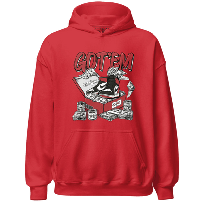 Black-Toe-Reimagined-Red-White-1s-NastyJamz-Hoodie-Match-Dollar-Sneaker-Box