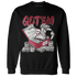 High 85 Metallic Burgundy 1s Sweatshirt Match Dollar Sneaker Box - NastyJamz