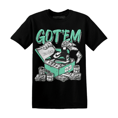 High OG Green Glow 1s T Shirt Match Dollar Sneaker Box - NastyJamz