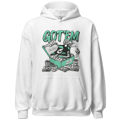 High OG Green Glow 1s Hoodie Match Dollar Sneaker Box - NastyJamz