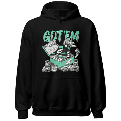 High OG Green Glow 1s Hoodie Match Dollar Sneaker Box - NastyJamz