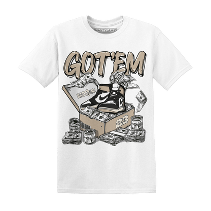 Latte 1s T Shirt Match Dollar Sneaker Box - NastyJamz