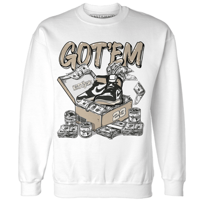 Latte 1s Sweatshirt Match Dollar Sneaker Box - NastyJamz