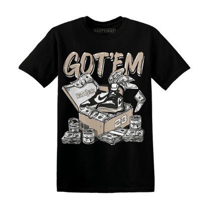 Latte 1s T Shirt Match Dollar Sneaker Box - NastyJamz