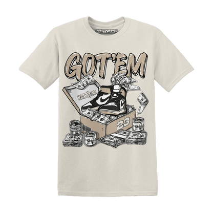 Latte 1s T Shirt Match Dollar Sneaker Box - NastyJamz