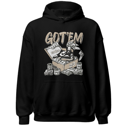 Latte 1s Hoodie Match Dollar Sneaker Box - NastyJamz