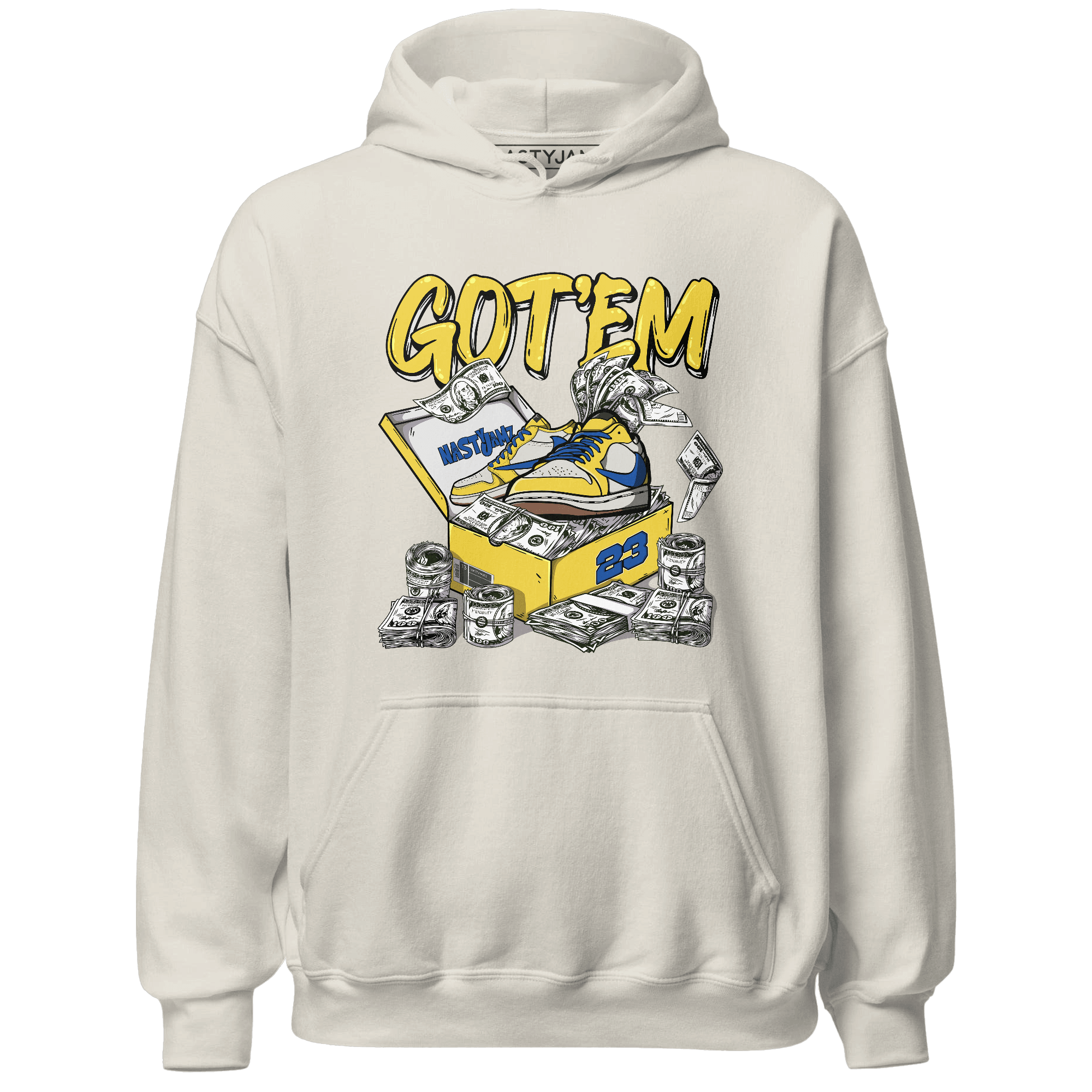 Low OG Canary TVSC 1s Hoodie Match Dollar Sneaker Box - NastyJamz