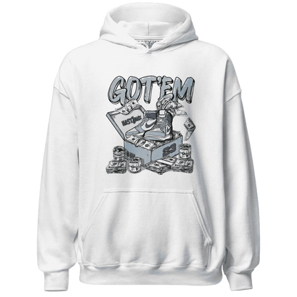 Mid Diffused Blue Grey 1s Hoodie Match Dollar Sneaker Box - NastyJamz