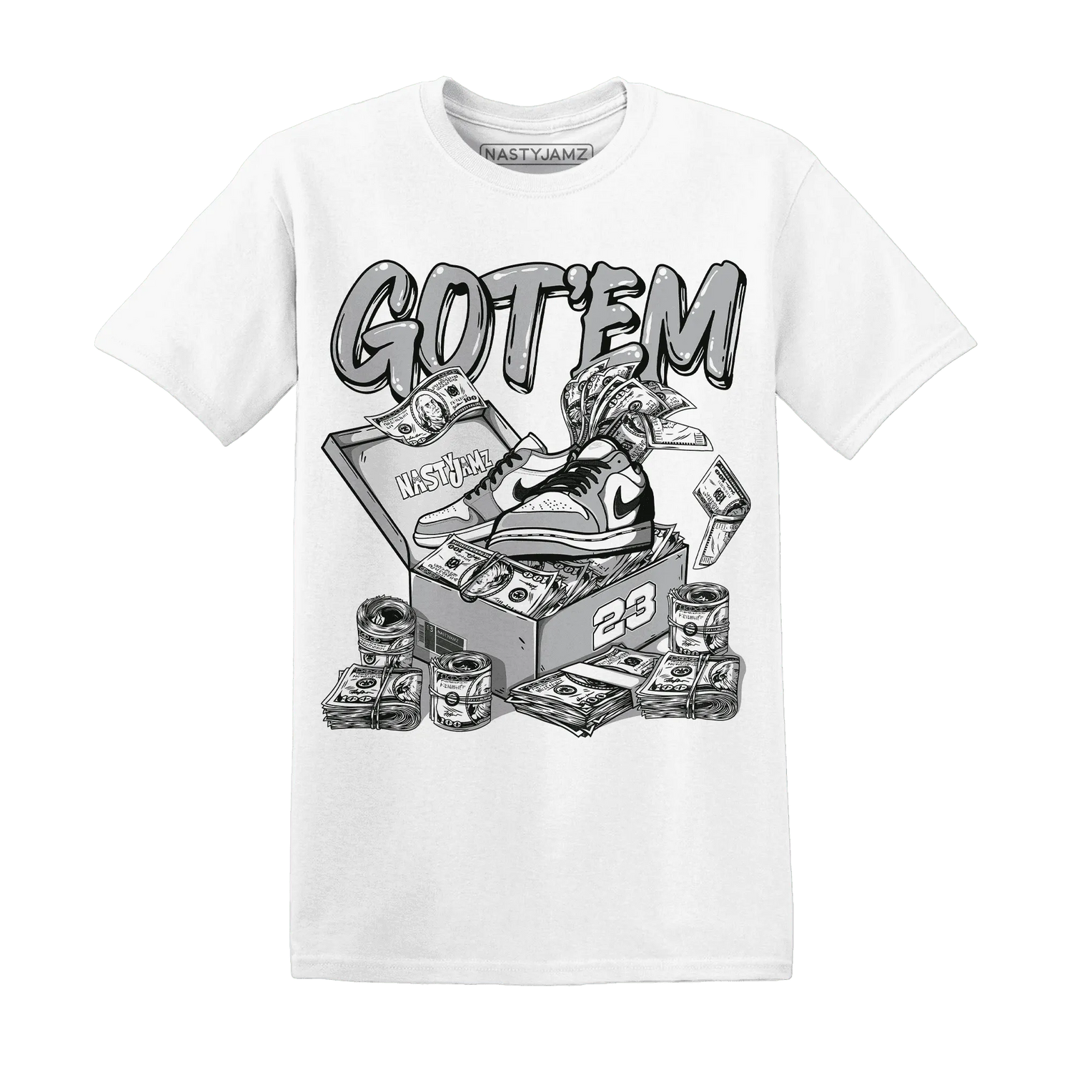 Wolf-Grey-1s-T-Shirt-Match-Dollar-Sneaker-Box