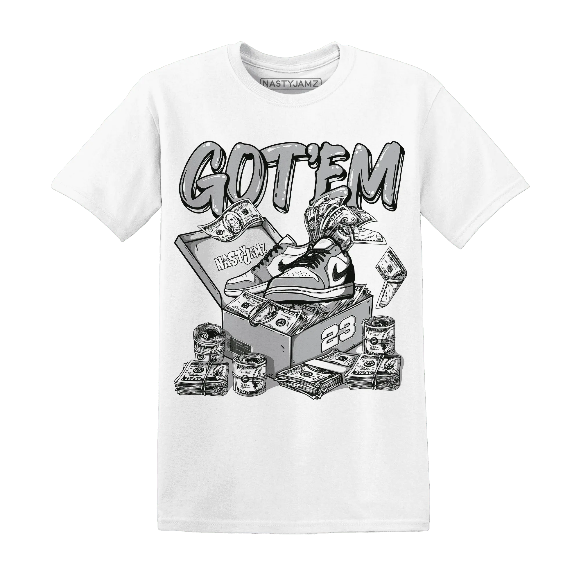 Wolf-Grey-1s-T-Shirt-Match-Dollar-Sneaker-Box