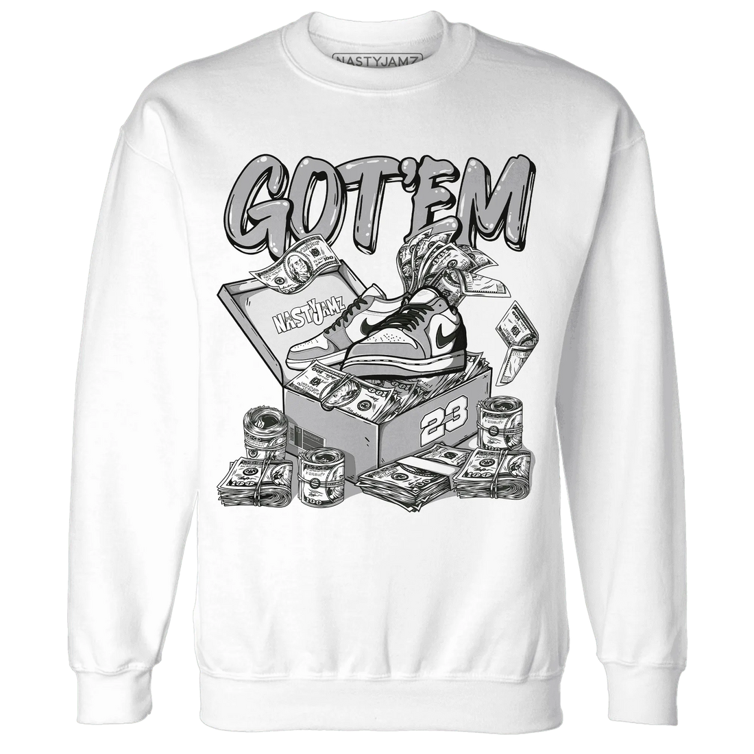 Wolf-Grey-1s-Sweatshirt-Match-Dollar-Sneaker-Box